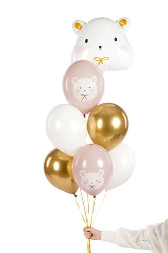 balony 30 cm, miś polarny, mix na Arena.pl