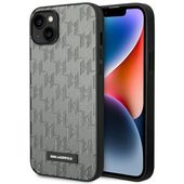 Etui Karl Lagerfeld do iPhone 15 Plus, iPhone 14 Plus, Szary