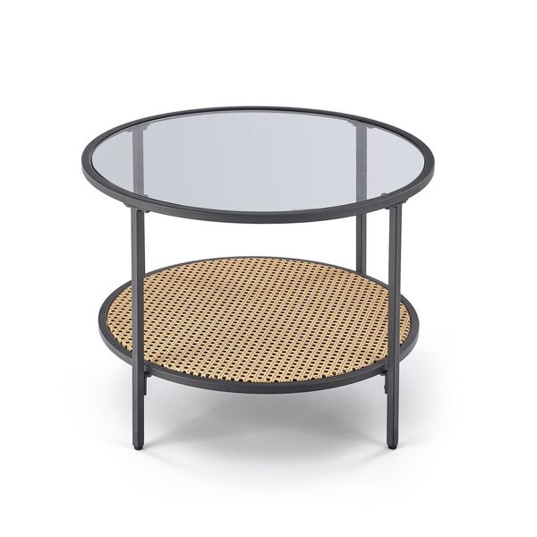 Stolik kawowy Bahama dymiony / naturalny zdjęcie 3