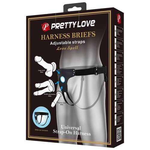 Pretty Love - Harness Briefs Love Spell Universal Strap-On Harness na Arena.pl
