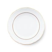 TALERZ DESEROWY CHODZIEŻ MARIA TERESA 19 CM B014 ZŁOTY PASEK