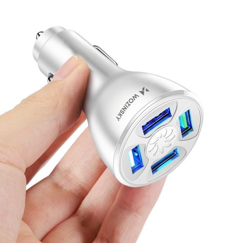 ładowarka samochodowa 50w 4x usb-a qc biała na Arena.pl