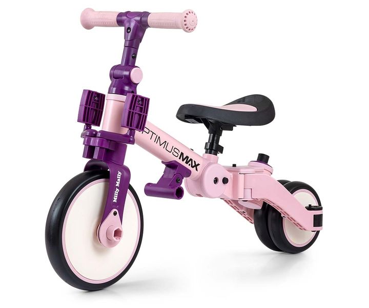 MILLY MALLY 6267 Rowerek 5w1 OPTIMUS MAX pink zdjęcie 2