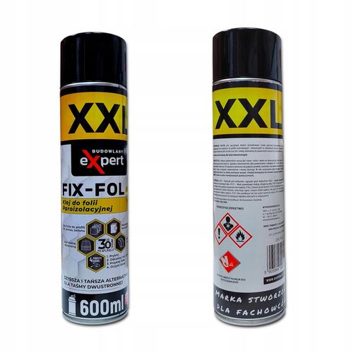 Klej XXL do folii PAROIZOLACYJNEJ MEMBRAN SPRAY Folia Paroizolacyjna 600ml na Arena.pl