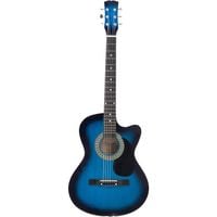 Gitara akustyczna Castelo 4/4 Vintage Niebieska od 12 lat dzieci i dorosłych