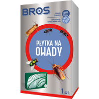 BROS Płytka owadobójcza na owady latające biegające muchy mrówki komary