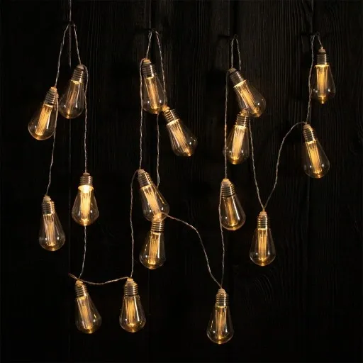 Girlanda SOLARNA OGRODOWA 20x LED ŻARÓWKI XXL zdjęcie 15