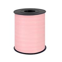 Wstążka tasiemka plastikowa do balonów różowa pastelowa