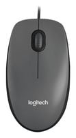 Logitech M90, Corded mouse, Black