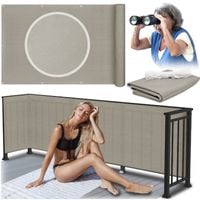 Osłona balkonowa szara 1 x 7 m