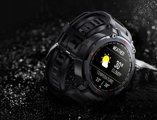 WOJSKOWY ZEGAREK SMARTWATCH PULSOMETR ROZMOWY POLSKIE MENU MOCNA BATERIA na Arena.pl