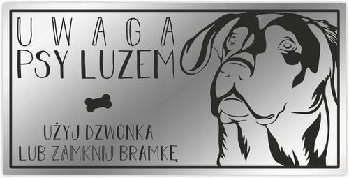 UWAGA PIES tabliczka informacyjna Cocker Spaniel na Arena.pl