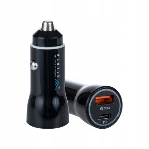 ładowarka samochodowa , usb typ c montis 3000 ma na Arena.pl