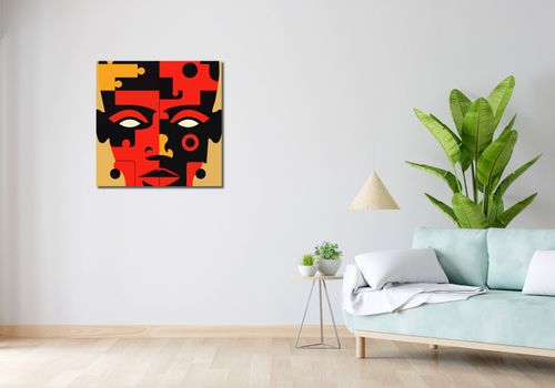 Obraz 70x70cm Puzzle Tożsamości na Arena.pl