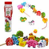 NAWLEKANKA KLOCKI MONTESSORI FARMA ZWIERZAK WOOPIE