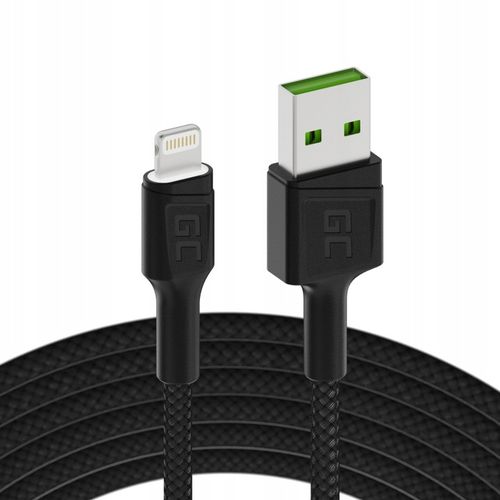 2x Kabel Lightning 2m LED GreenCell Ray szybkie ładowanie do Apple iPhone na Arena.pl