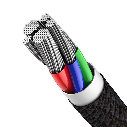 kabel usb-c do lightning baseus high density braided, 20w, 5a, pd, 1m na Arena.pl