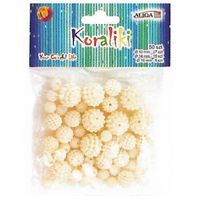 KORALIKI PLASTIKOWE PERŁOWE MIX 50SZT PJ-0620 ALIGA