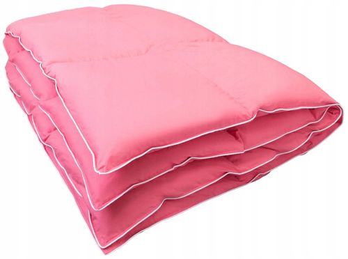 KOŁDRA PÓŁPUCH CAŁOROCZNA PUCH I PIERZE 160x200 2,80KG RÓŻ na Arena.pl