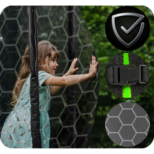 Trampolina ogrodowa profilowana 10ft/312cmz siatką wewnętrzną Neo-Sport na Arena.pl