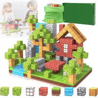 KLOCKI MAGNETYCZNE SZEŚCIANY KLOCKI BLOCZKI PIKSELE KLOCKÓW ZESTAW CITY