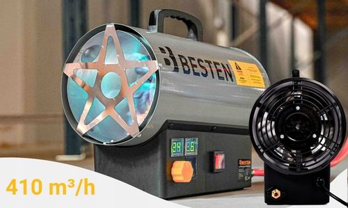 Nagrzewnica Gazowa Automatyczna Na Butlę Dmuchawa Termostat 25KW + Reduktor na Arena.pl