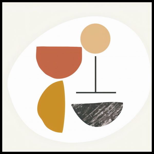 Plakat 100x100cm Kompozycja Balans zdjęcie 2