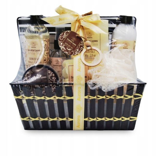 Aurora DZIEŃ BABCI Zestaw 7 Kosmetyków w Koszyku Biała Herbata NA PREZENT zdjęcie 1