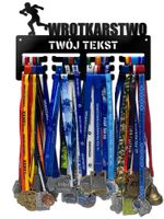 Wieszak na medale WROTKARSTWO twoje imię dowolny tekst 109.3