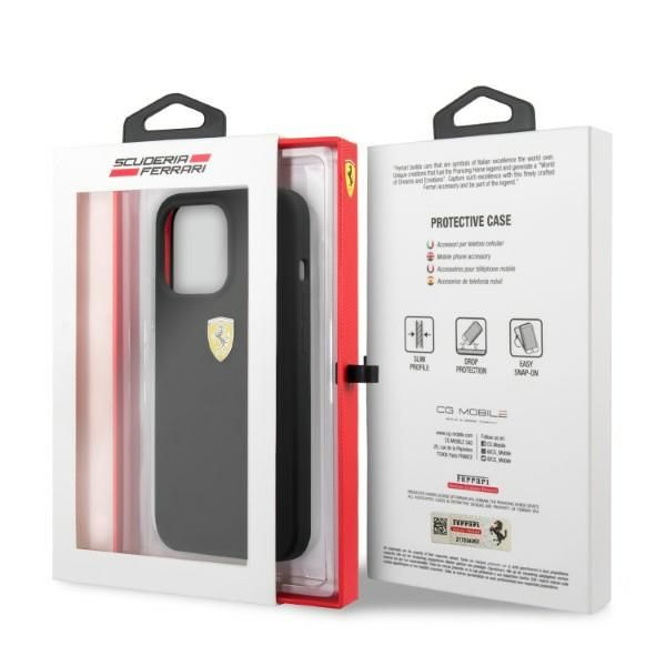 Etui Ferrari do iPhone 13 Pro Max, Czarny MagSafe zdjęcie 8