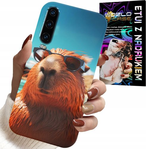 ETUI DO HUAWEI P30 - SŁODKA KAPIBARA, CAPIBARA CASE + SZKŁO na Arena.pl