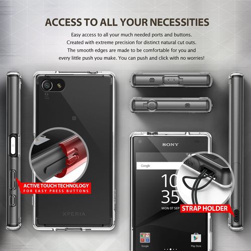 ETUI RINGKE FUSION XPERIA X PERFORMANCE + FOLIA na Arena.pl
