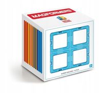 Klocki magnetyczne 3D Magformers Super kwadraty 12