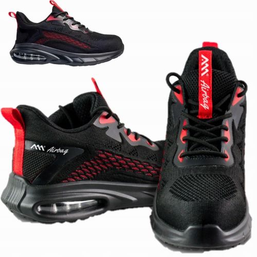 Sportowe Buty robocze ochronne S1 SR półbuty bardzo lekkie z noskiem r. 45 na Arena.pl