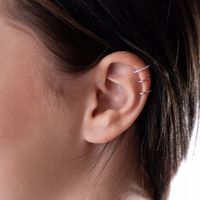 Fraise NAUSZNICA srebrna S925 z cyrkoniami