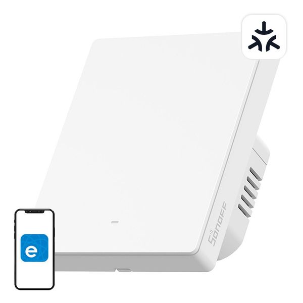 Przełącznik Ścienny WiFi SONOFF M5-1C Matter Smart Home DO Ramki zdjęcie 1