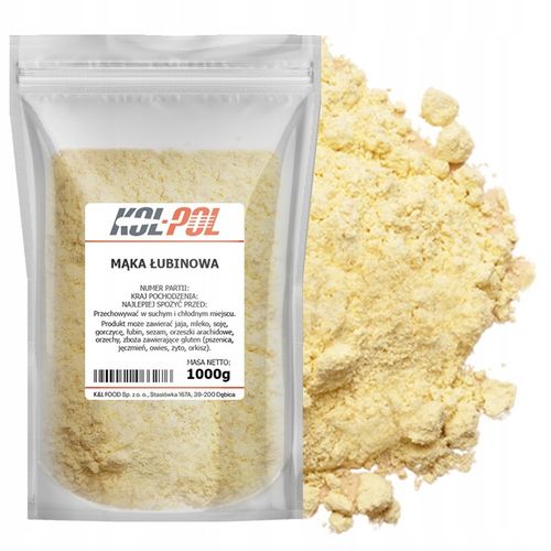 MĄKA ŁUBINOWA 1kg Keto bogata w białko i błonnik na chleb jakość na Arena.pl