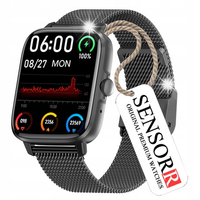 ZEGAREK SMARTWATCH MĘSKI INDUKCJA ROZMOWY SMS EKG PL BRANSOLETKA + PASEK