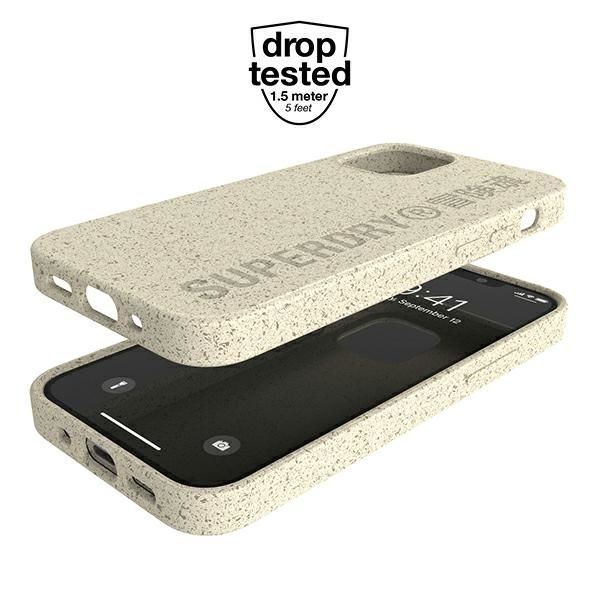 superdry snap iphone 12 mini compostablecase piaskowy/sand 42623 zdjęcie 4