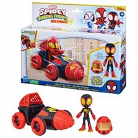 SPIDEY I SUPER KUMPLE FIGURKA MILES MORALES + POJAZD DRILL SPINNER