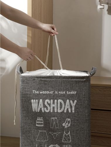 Pojemny kosz na pranie worek łazienkowy na pranie 75 l uniwersalny duży na Arena.pl