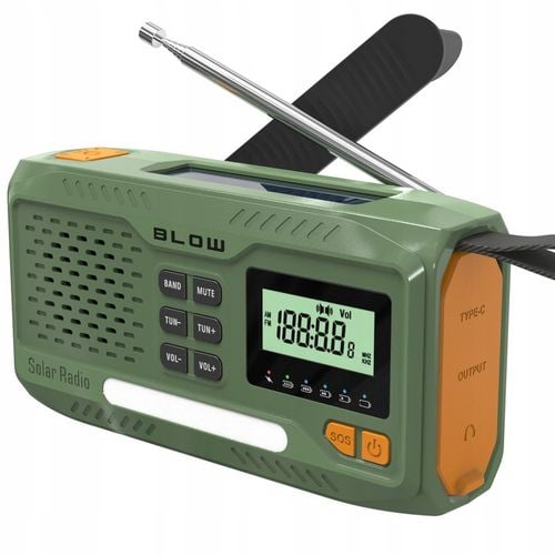 RADIO PRZENOŚNE KUCHENNE SOLARNE DYNAMO BUDOWLANE LATARKA POWERBANK na Arena.pl