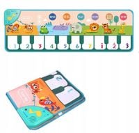 MATA MUZYCZNA INTERAKTYWNA DO TAŃCZENIA ZWIERZĄTKA PIANINKO NAGRYWA+ DŹWIĘK