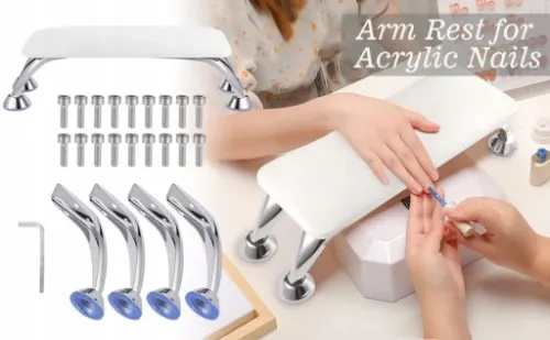 PODSTAWKA PODKŁADKA poduszka pod dłoń rękę do manicure pedicure na nóżkach na Arena.pl