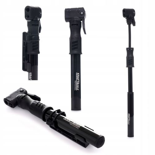 Pompka Ręczna Rowerowa 22 x 225 mm Kraft&Dele KD11821 na Arena.pl