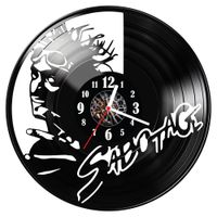 Zegar ścienny z płyty winylowej Sabotage 1007.14