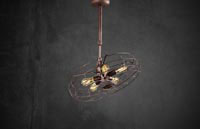 Lampa wisząca GEORGETOWN rusty na Arena.pl