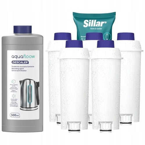 Odkamieniacz do ekspresu + 5x filtr do wody do ekspresu Delonghi na Arena.pl