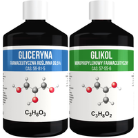 GLICERYNA ROŚLINNA + GLIKOL PROPYLENOWY zestaw 1L 1000ML
