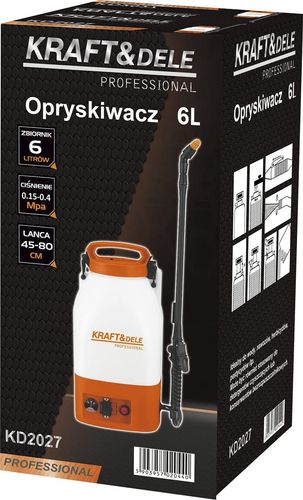 Opryskiwacz akumulatorowy 6L KD2027 na Arena.pl